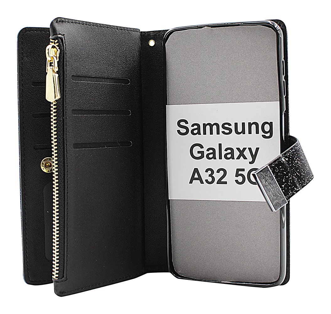 XL Standcase Glitterwallet Samsung Galaxy A32 5G (SM-A326B)
