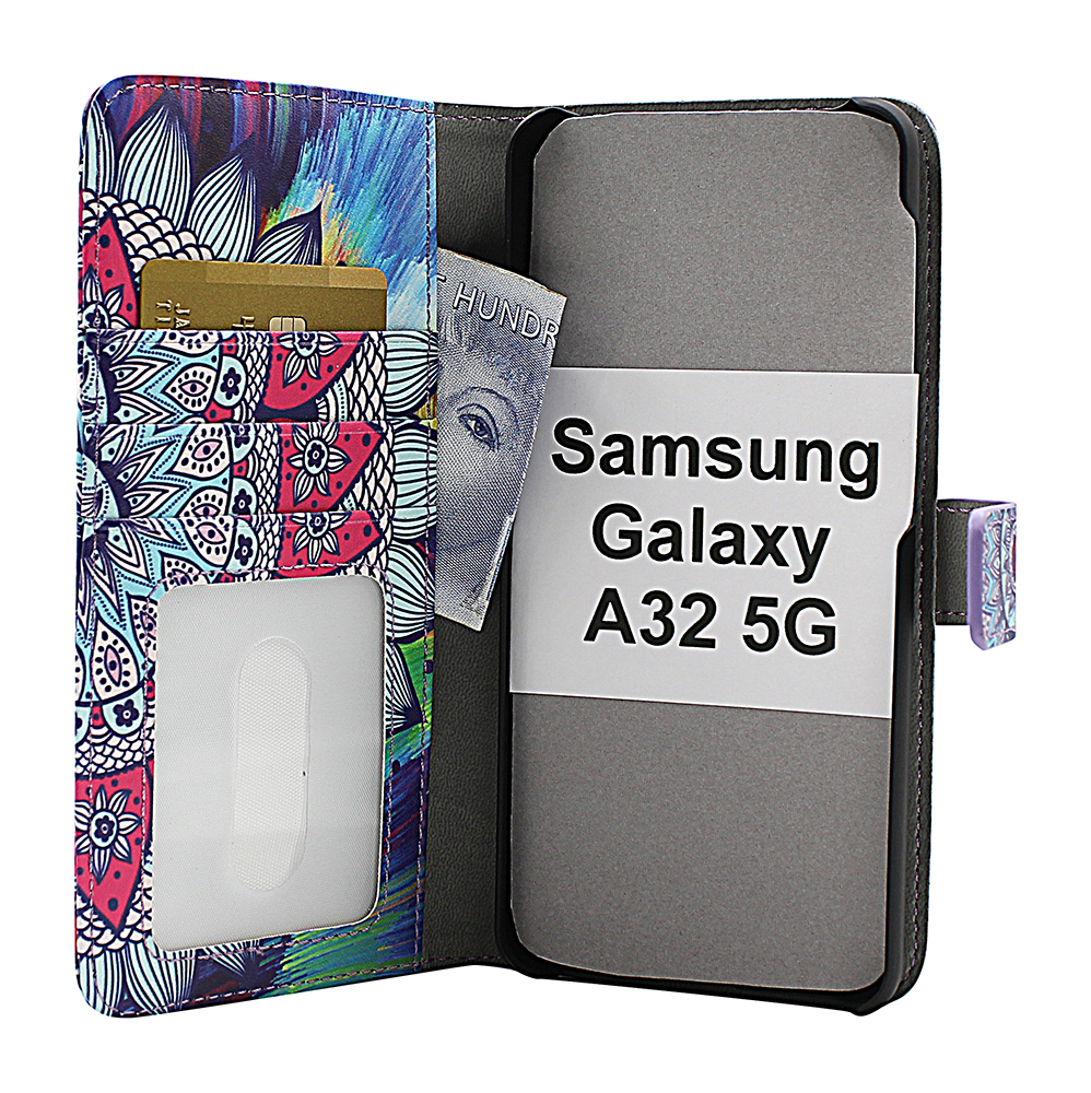 Skimblocker Magnet Designwallet Samsung Galaxy A32 5G (SM-A326B)