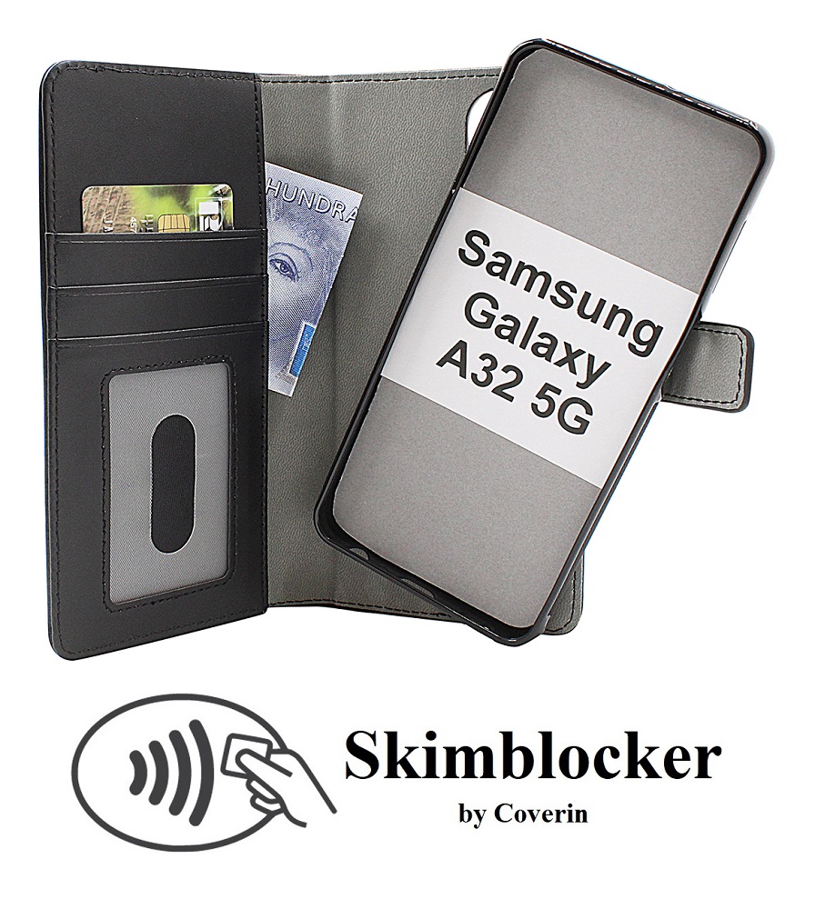 Skimblocker Magnet Wallet Samsung Galaxy A32 5G (A326B)
