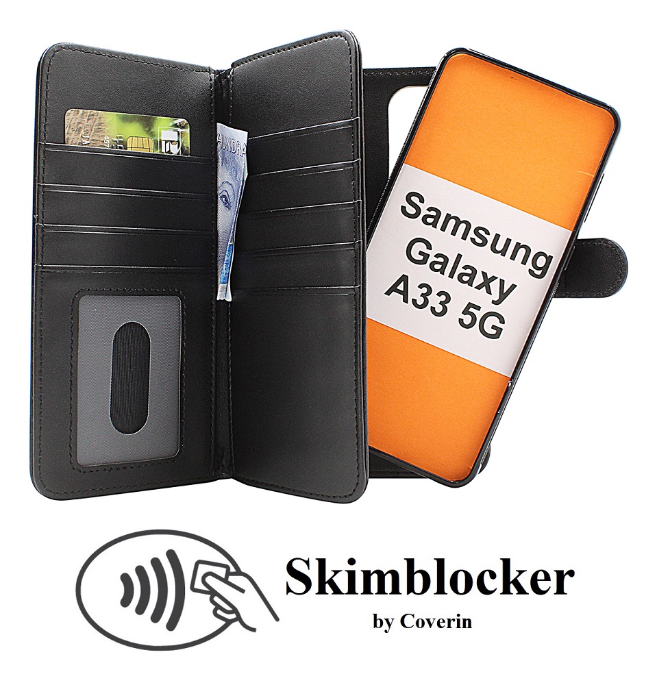 Skimblocker XL Magnet Wallet Samsung Galaxy A33 5G (A336B)