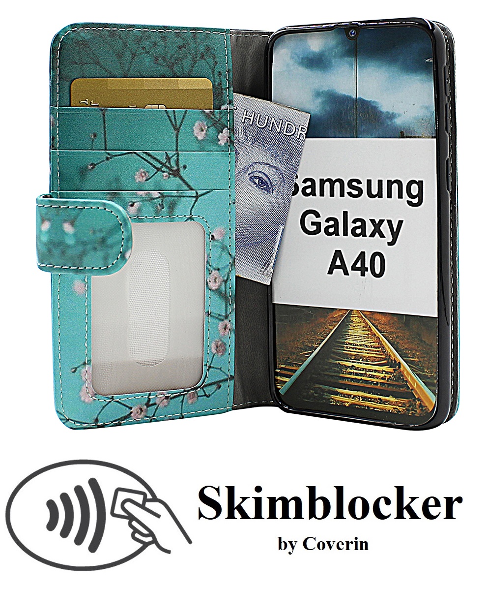 Skimblocker Designwallet Samsung Galaxy A40 (A405FN/DS)