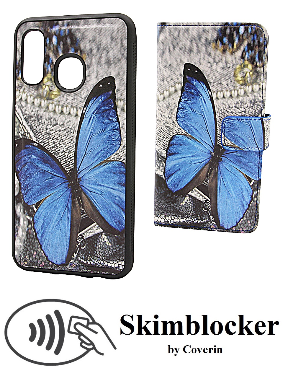 Skimblocker Magnet Designwallet Samsung Galaxy A40 (A405FN/DS)