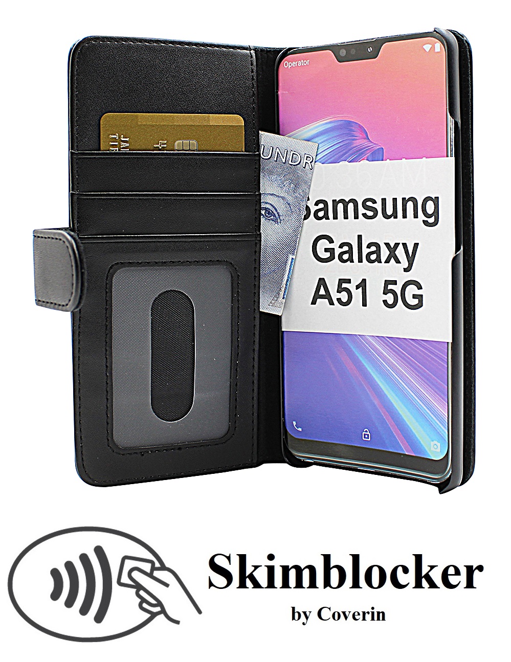 Skimblocker Mobiltaske Samsung Galaxy A51 5G (A516B/DS)