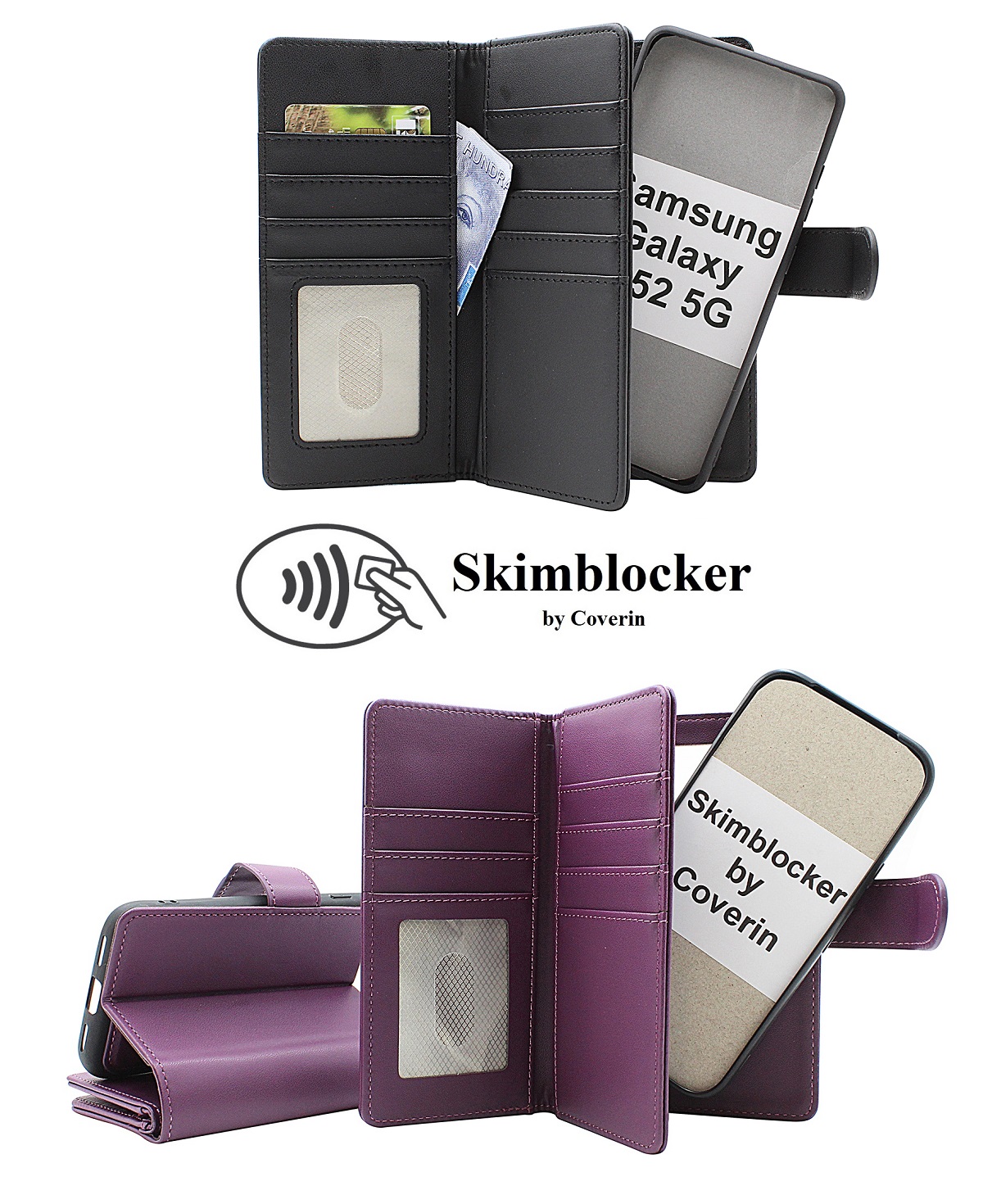 Product Image for Skimblocker Samsung Galaxy A52 5G XL Magnet Mobilcover