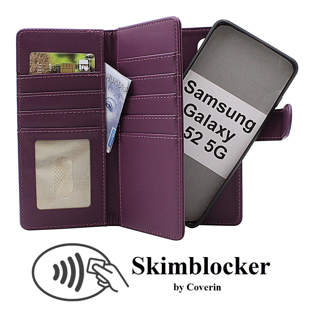 Product Image for Skimblocker Samsung Galaxy A52 5G XL Magnet Mobilcover