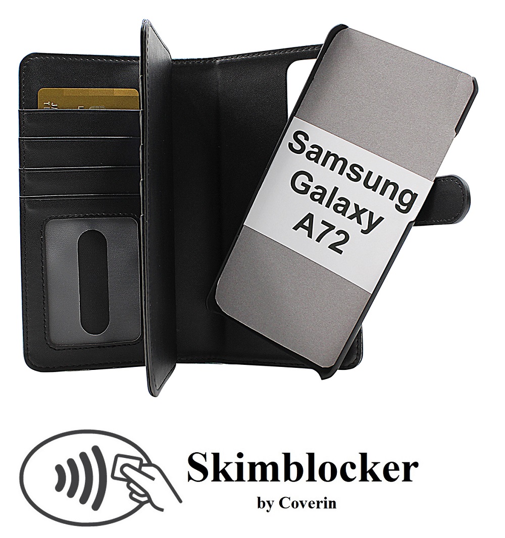 Skimblocker XL Magnet Wallet Samsung Galaxy A72 (A725F/DS)
