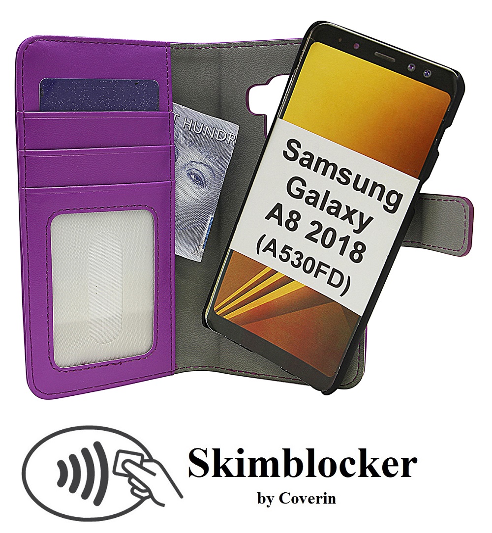 Skimblocker Magnet Wallet Samsung Galaxy A8 2018 (A530FD)