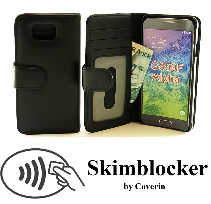 Skimblocker Mobiltaske Samsung Galaxy Alpha (G850F)