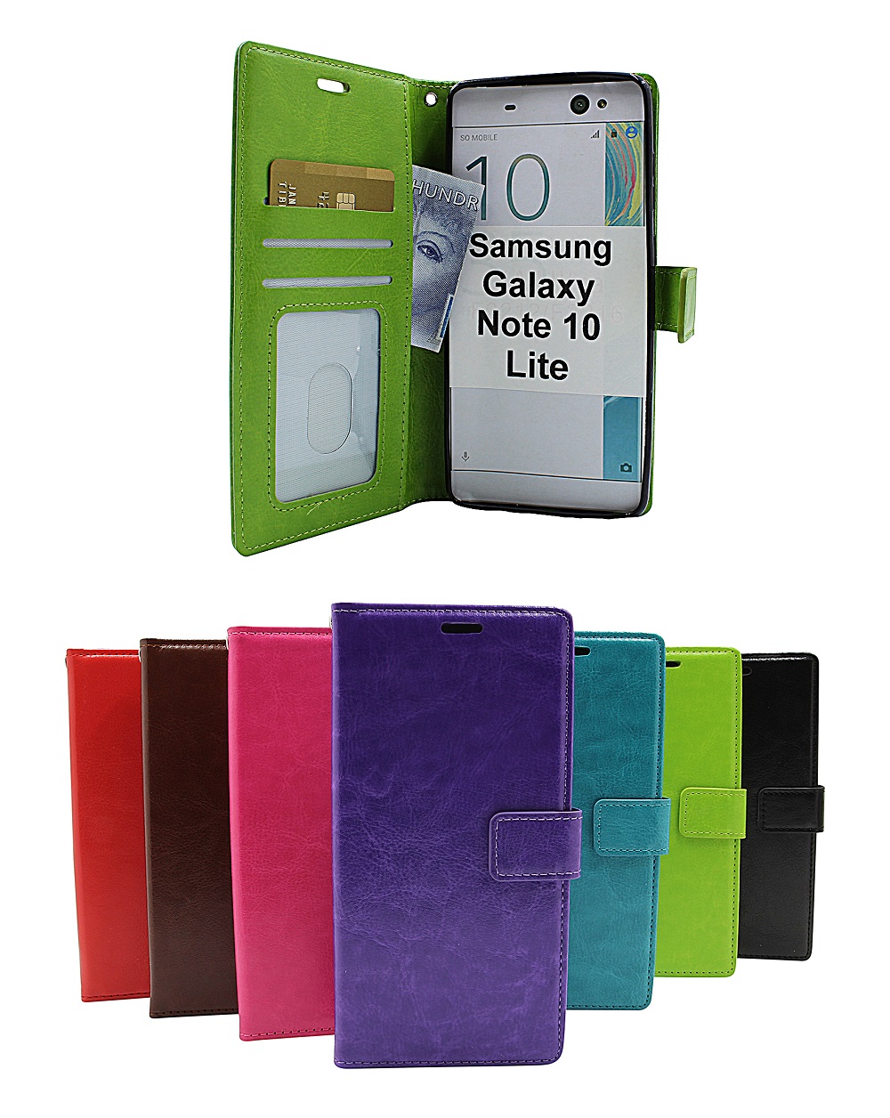 Crazy Horse Wallet Samsung Galaxy Note 10 Lite (N770F)