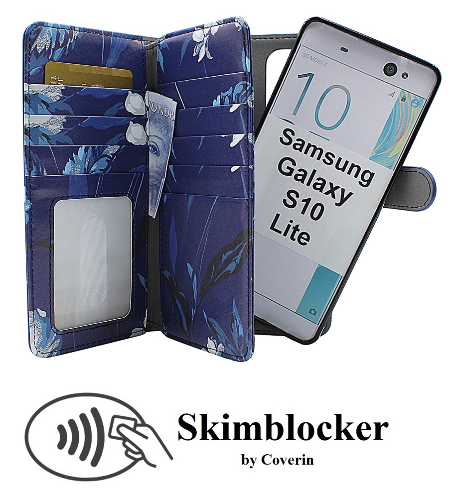 Skimblocker XL Magnet Designwallet Samsung Galaxy S10 Lite (G770F)