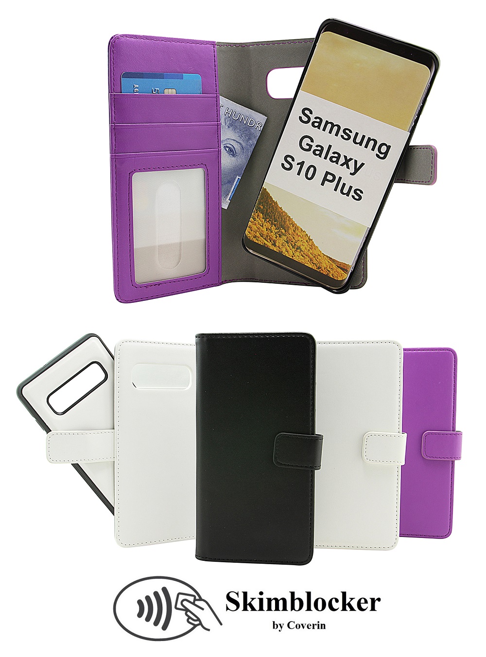 Skimblocker Magnet Wallet Samsung Galaxy S10 Plus (G975F)