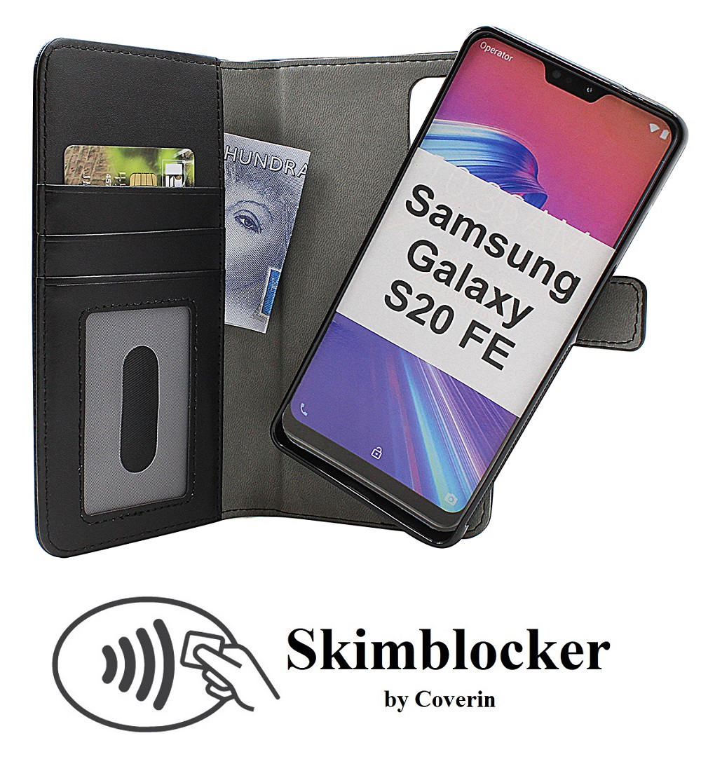Skimblocker Magnet Wallet Samsung Galaxy S20 FE / S20 FE 5G