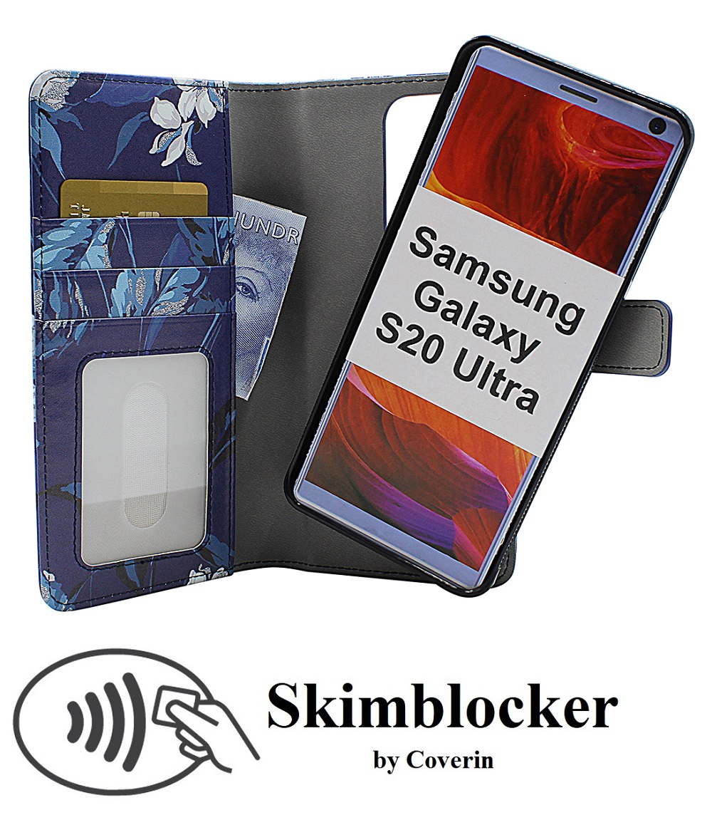 Skimblocker Magnet Designwallet Samsung Galaxy S20 Ultra (G988B)