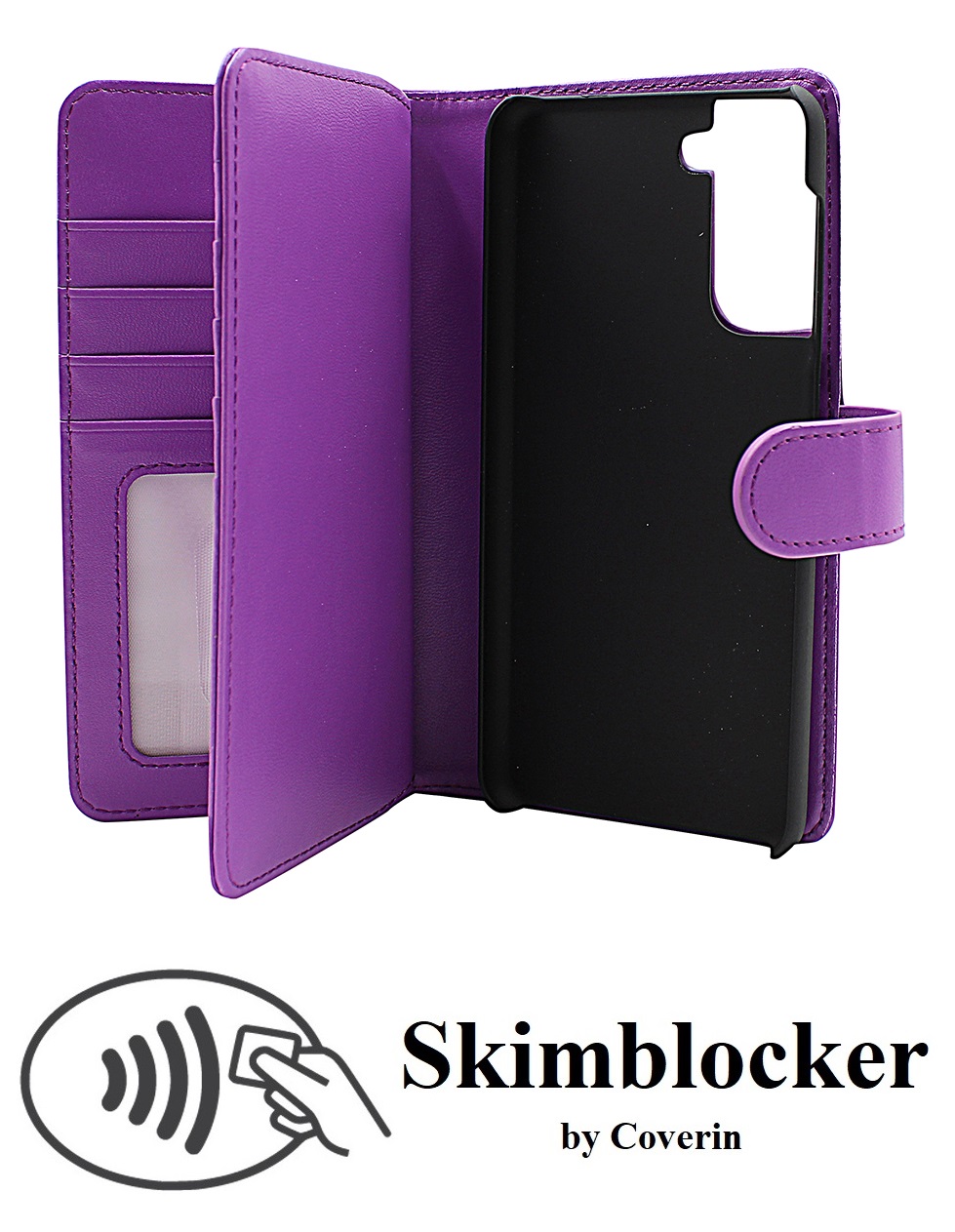 Skimblocker XL Magnet Wallet Samsung Galaxy S21 5G (G991B)