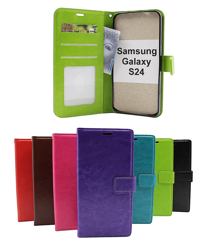 Crazy Horse Wallet Samsung Galaxy S24 5G (SM-S921B/DS)
