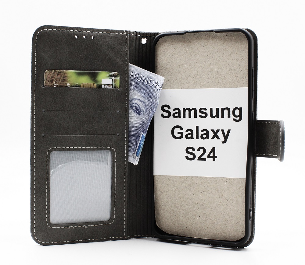 Flower Standcase Wallet Samsung Galaxy S24 5G (SM-S921B/DS)