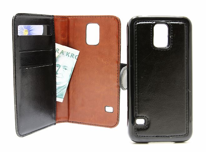 Crazy Horse Magnet Wallet Samsung Galaxy S5 / S5 Neo (G900F / G903F)
