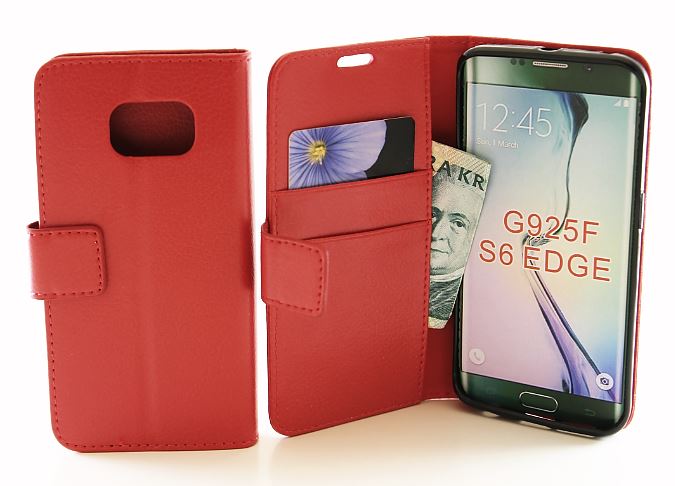 Standcase TPU wallet Samsung Galaxy S6 Edge (G925F)