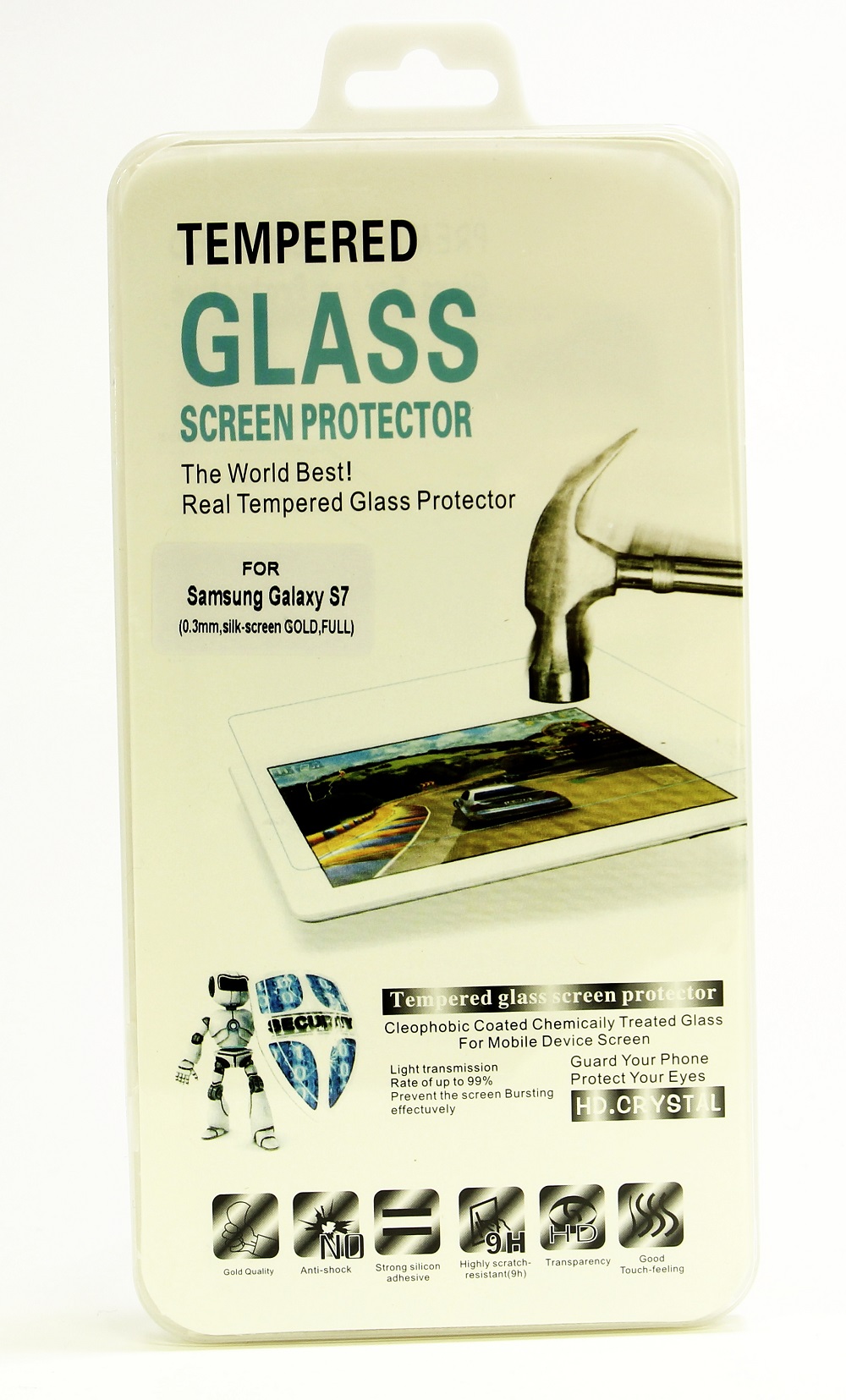 Full Screen Panserglas Samsung Galaxy S7 (G930F)