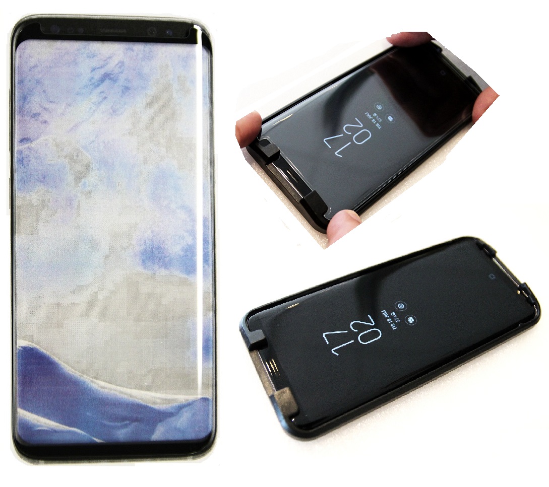 3D Glasbeskyttelse med skabelon Samsung Galaxy S8 Plus (G955F)