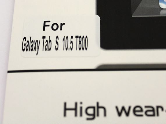 Skrmbeskyttelse Samsung Galaxy Tab S 10.5 (T800)