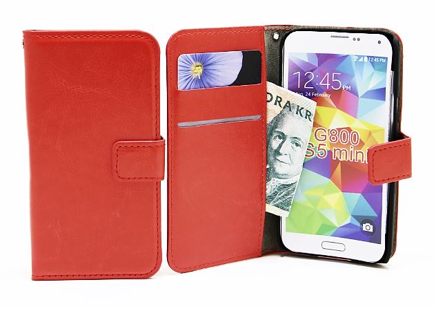 Crazy Horse wallet Samsung Galaxy S5 Mini (G800F)