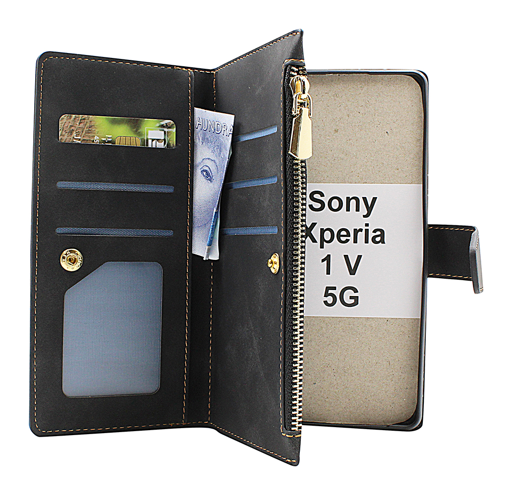 XL Standcase Luxwallet Sony Xperia 1 V 5G (XQ-DQ72)