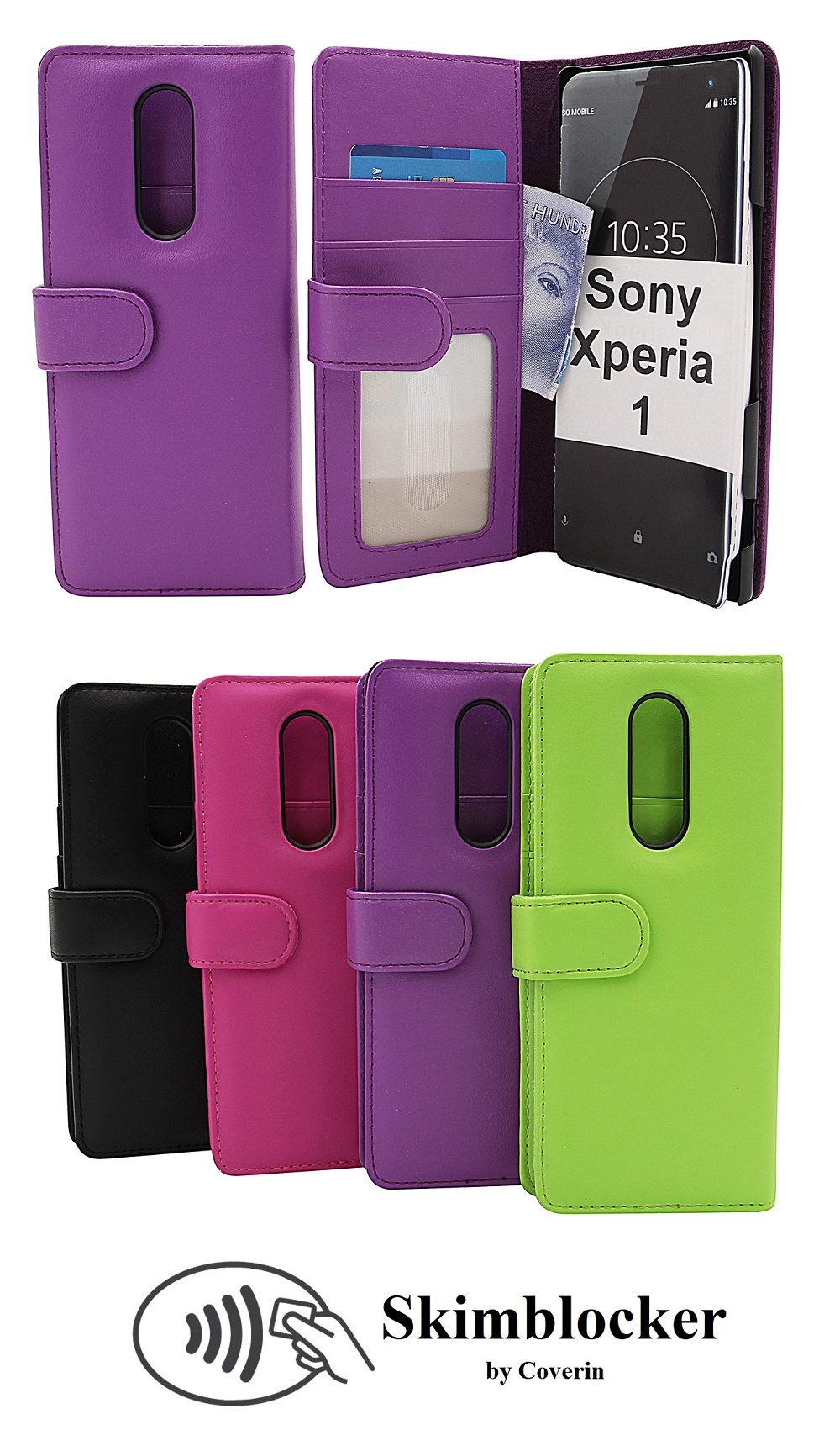 Skimblocker Mobiltaske Sony Xperia 1 (J9110)