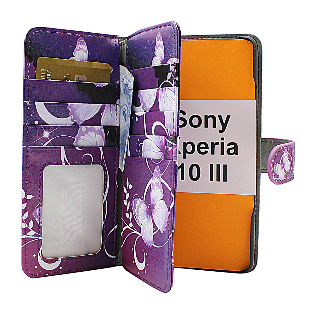 Skimblocker XL Magnet Designwallet Sony Xperia 10 III (XQ-BT52)