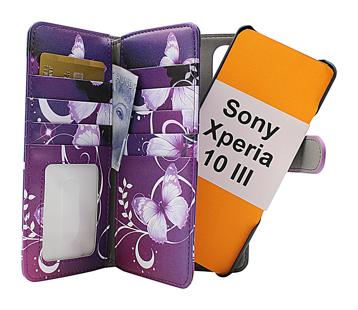 Skimblocker XL Magnet Designwallet Sony Xperia 10 III (XQ-BT52)