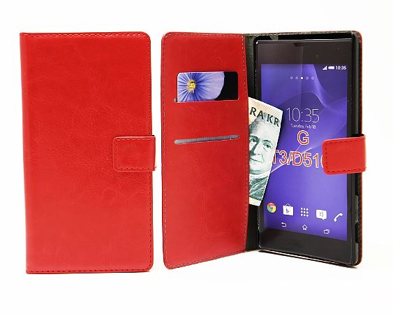 Crazy Horse wallet Sony Xperia T3 (D5103)