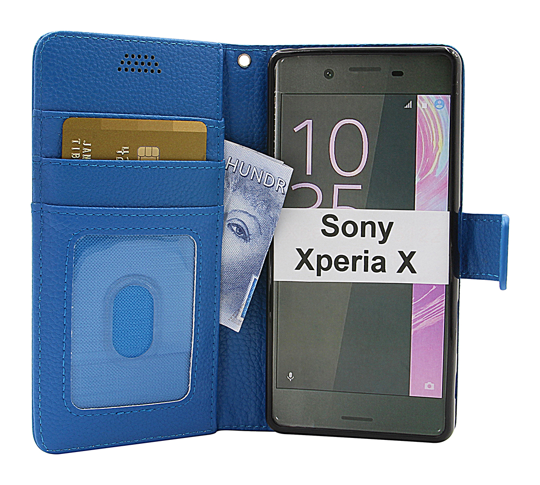 New Standcase Wallet Sony Xperia X (F5121)
