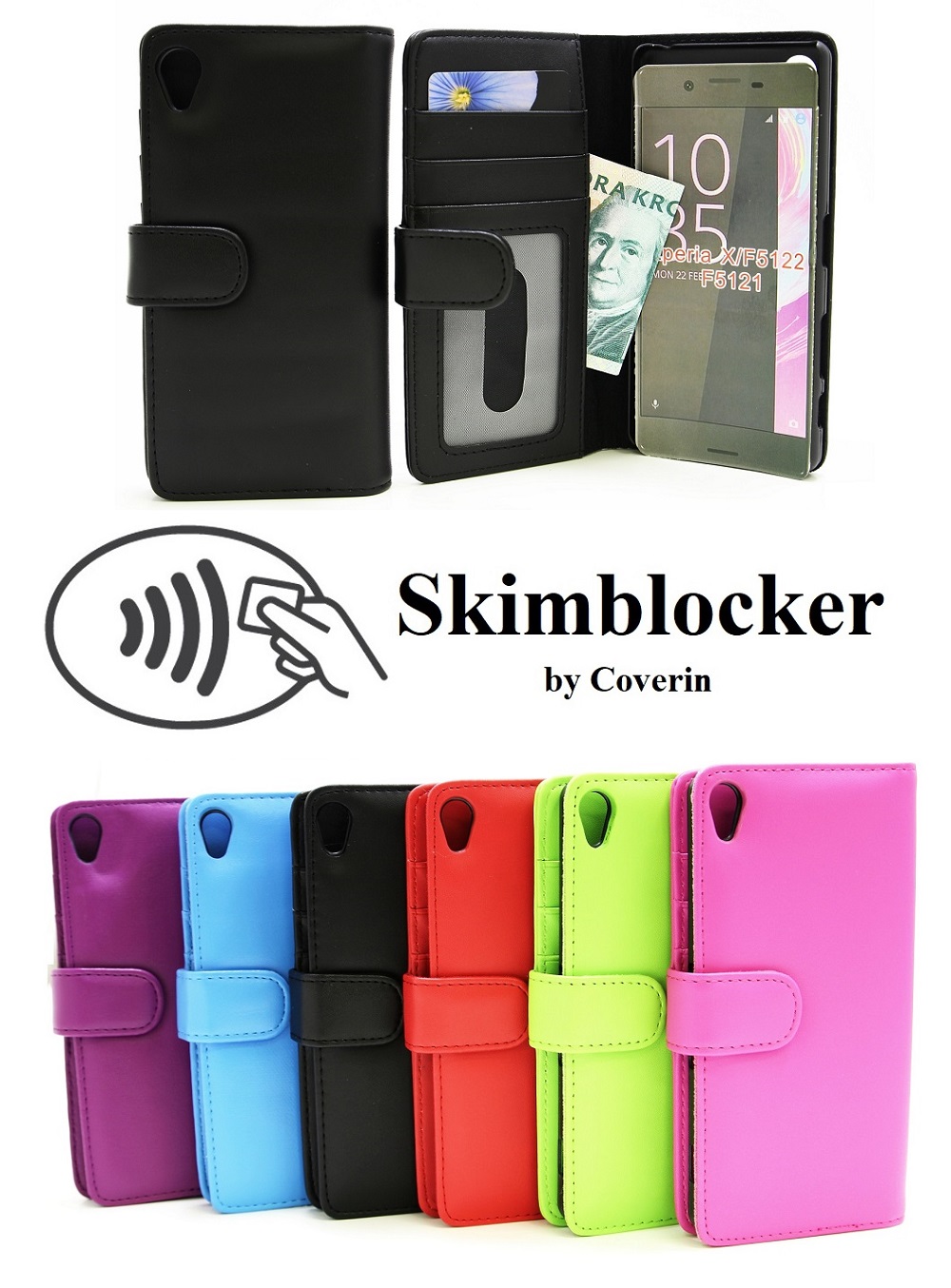 Skimblocker Mobiltaske Sony Xperia X (F5121)