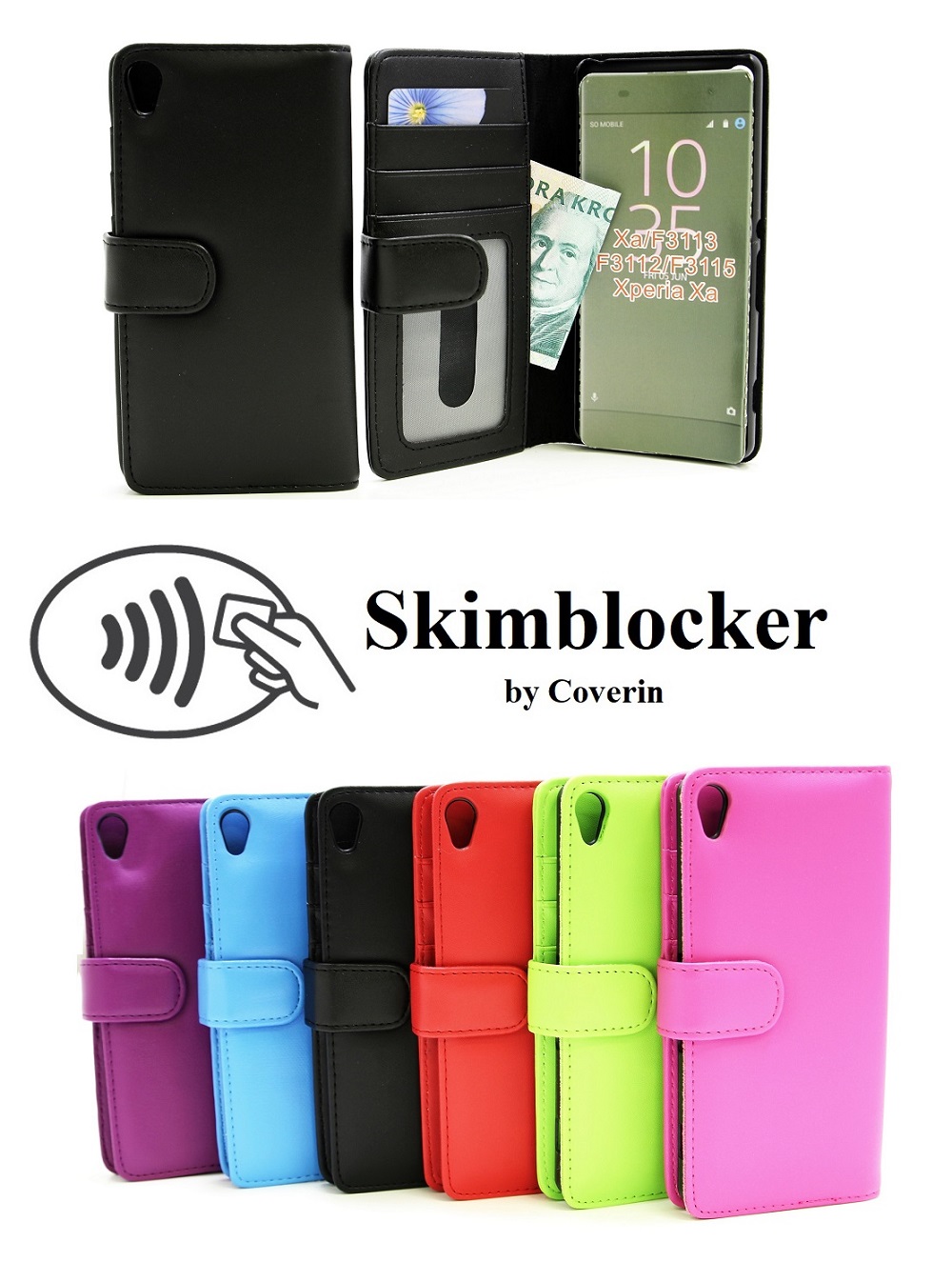 Skimblocker Mobiltaske Sony Xperia XA (F3111)
