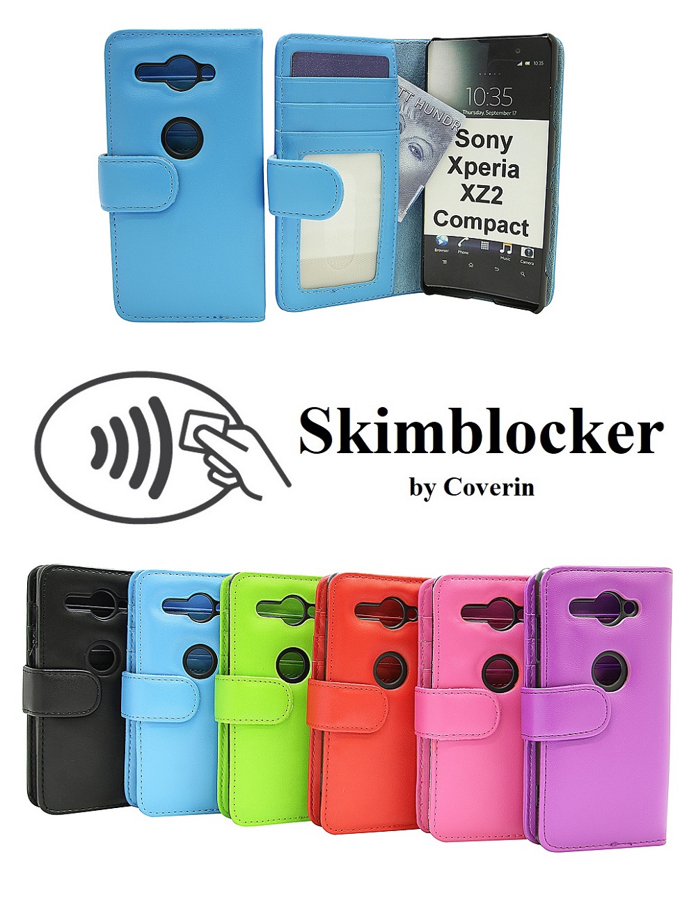 Skimblocker Mobiltaske Sony Xperia XZ2 Compact (H8324)