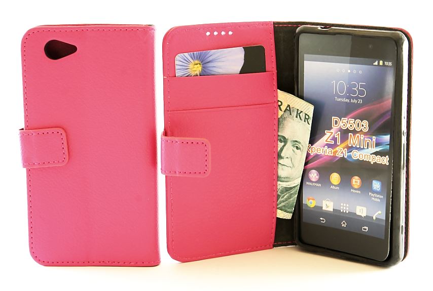 Standcase TPU Wallet Sony Xperia Z1 Compact (D5503)
