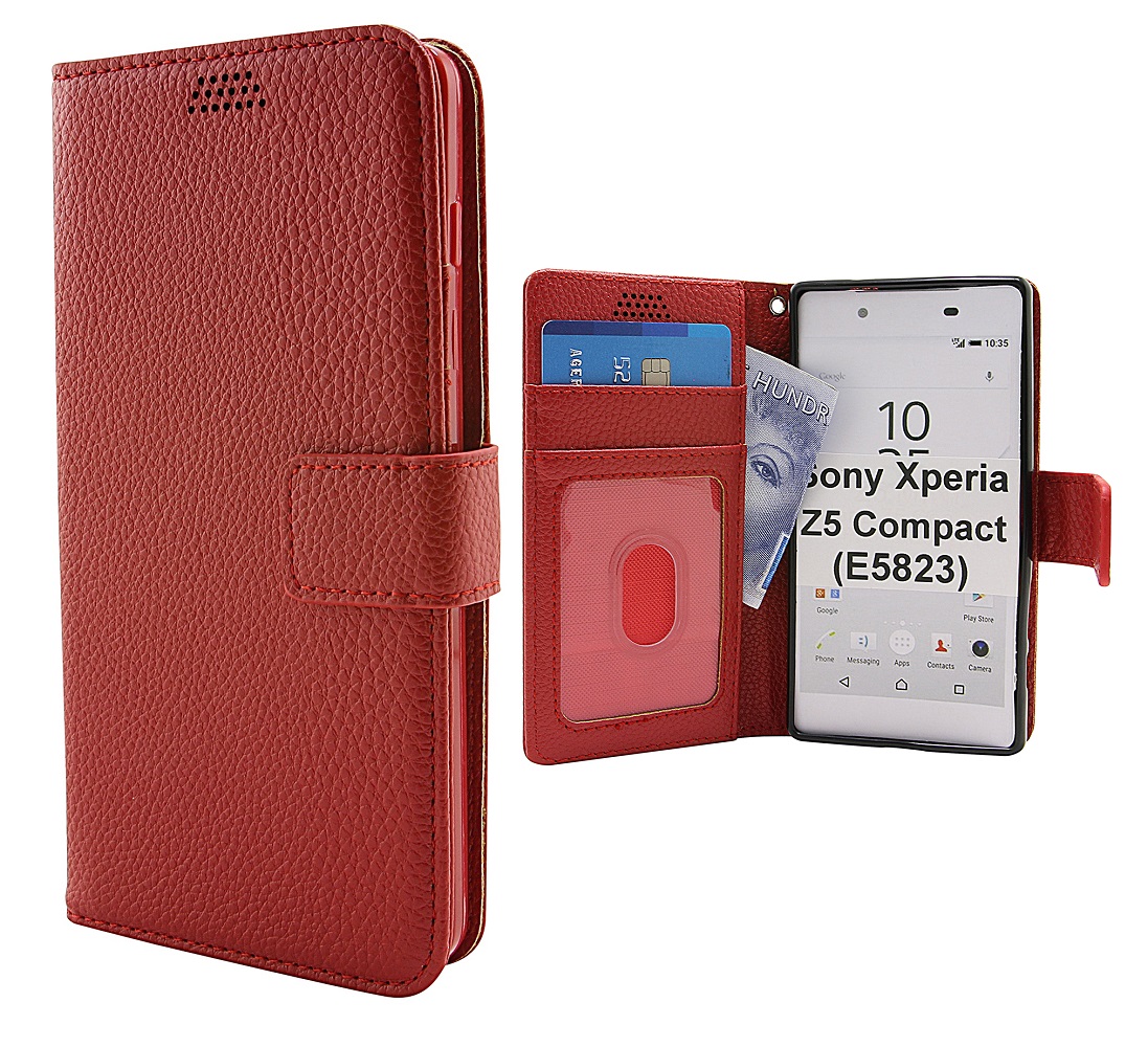 New Standcase Wallet Sony Xperia Z5 Compact (E5823)