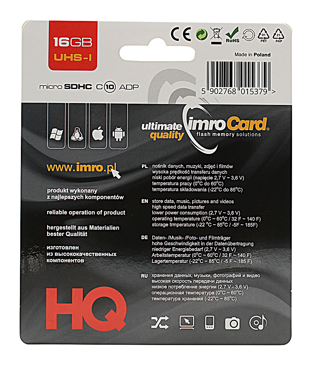 Imro Micro SD Hukommelseskort