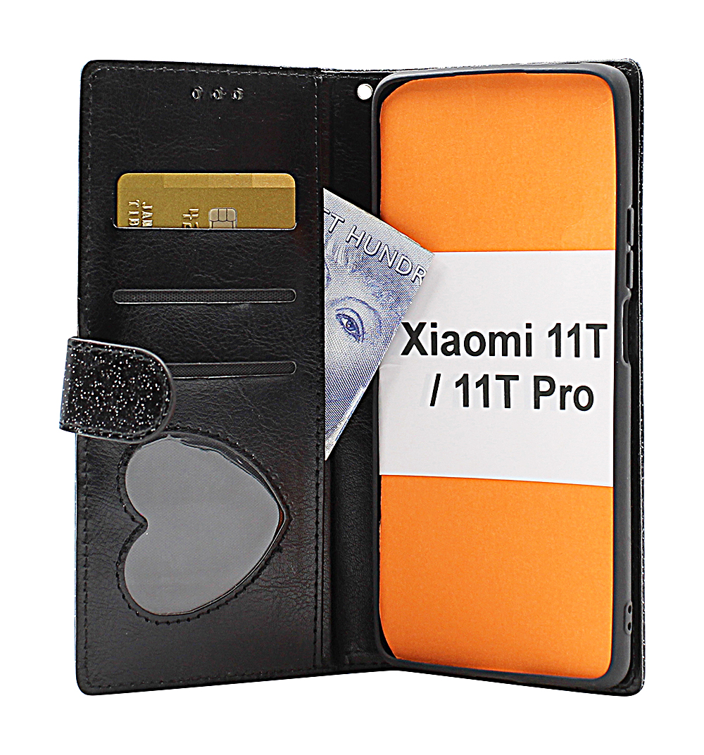 Standcase Glitter Wallet Xiaomi 11T / 11T Pro