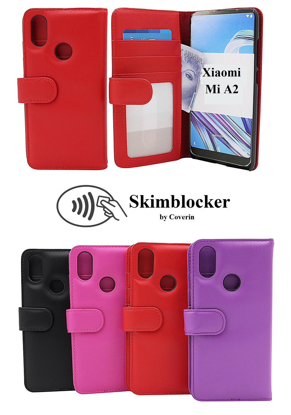 Skimblocker Mobiltaske Xiaomi Mi A2