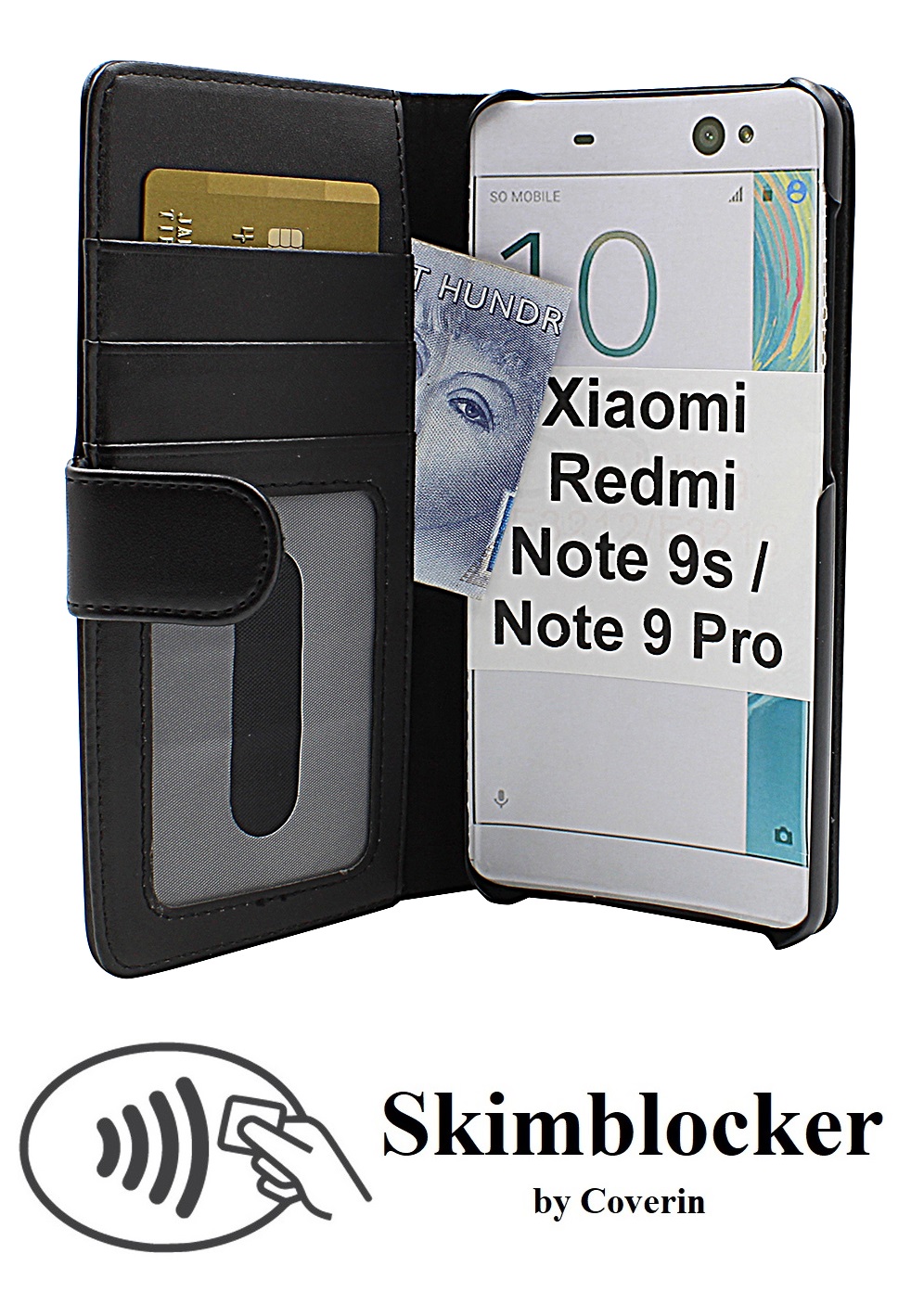 Skimblocker Mobiltaske Xiaomi Redmi Note 9s / Note 9 Pro
