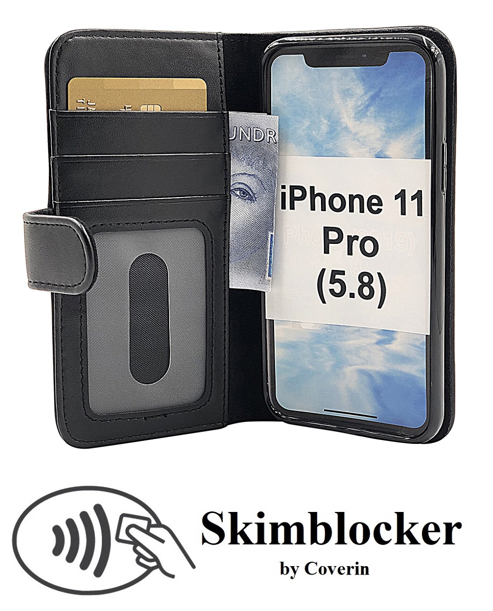 Skimblocker Mobiltaske iPhone 11 Pro (5.8)