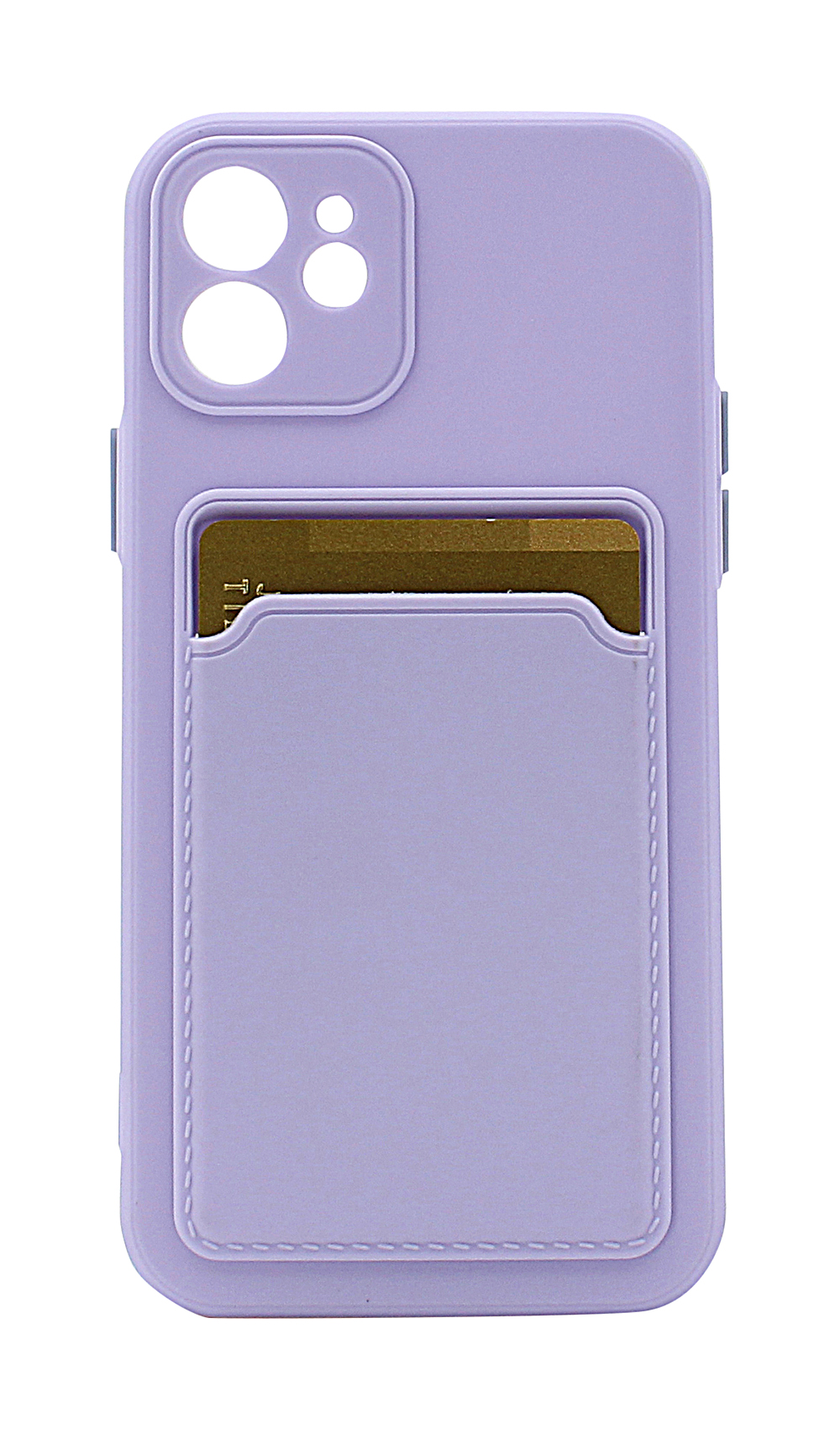TPU Cover med kortlomme iPhone 12 (6.1)