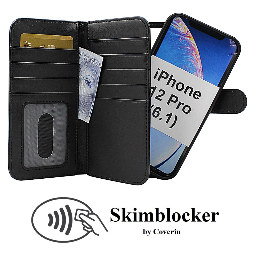 Skimblocker XL Magnet Wallet iPhone 12 Pro (6.1)