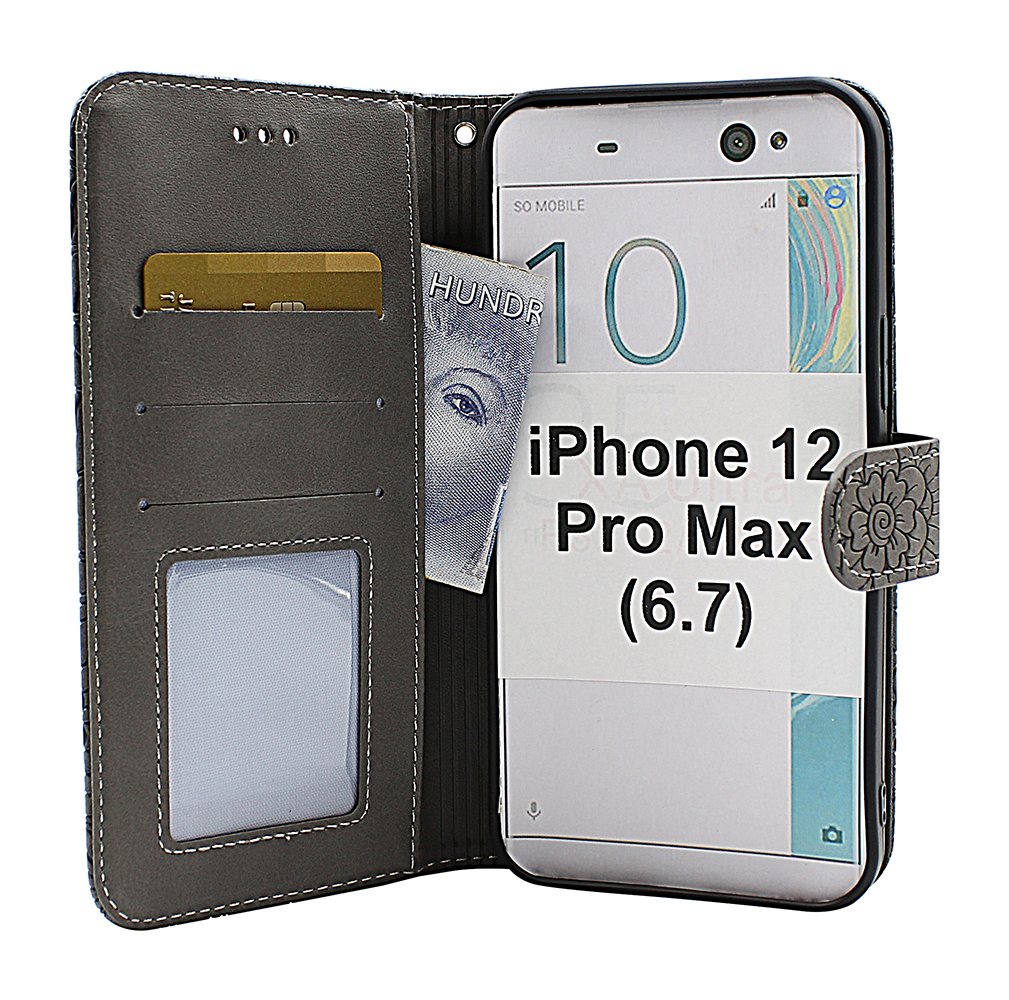Flower Standcase Wallet iPhone 12 Pro Max (6.7)