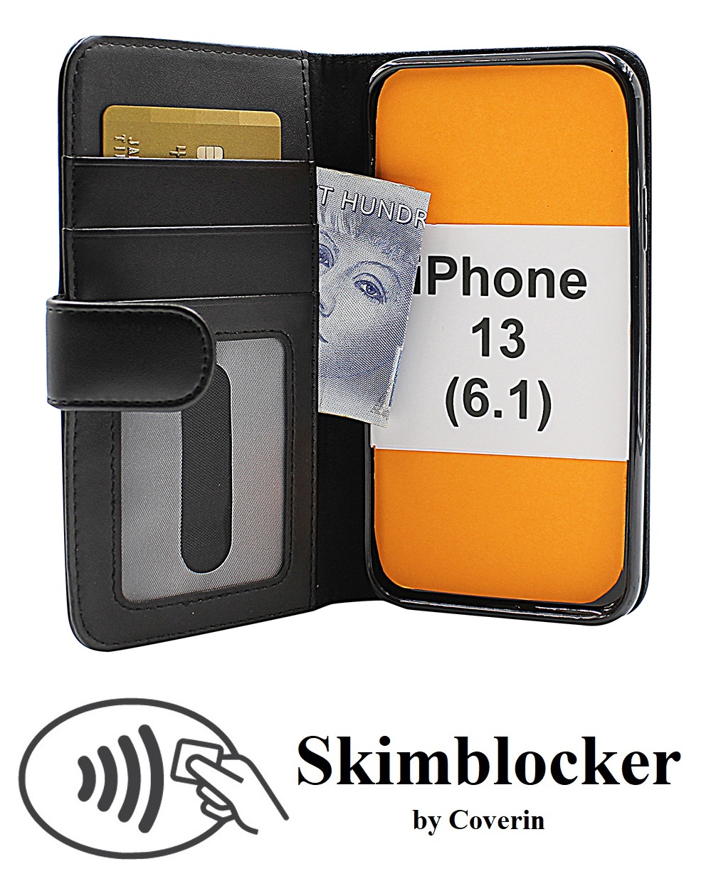 Skimblocker Mobiltaske iPhone 13 (6.1)