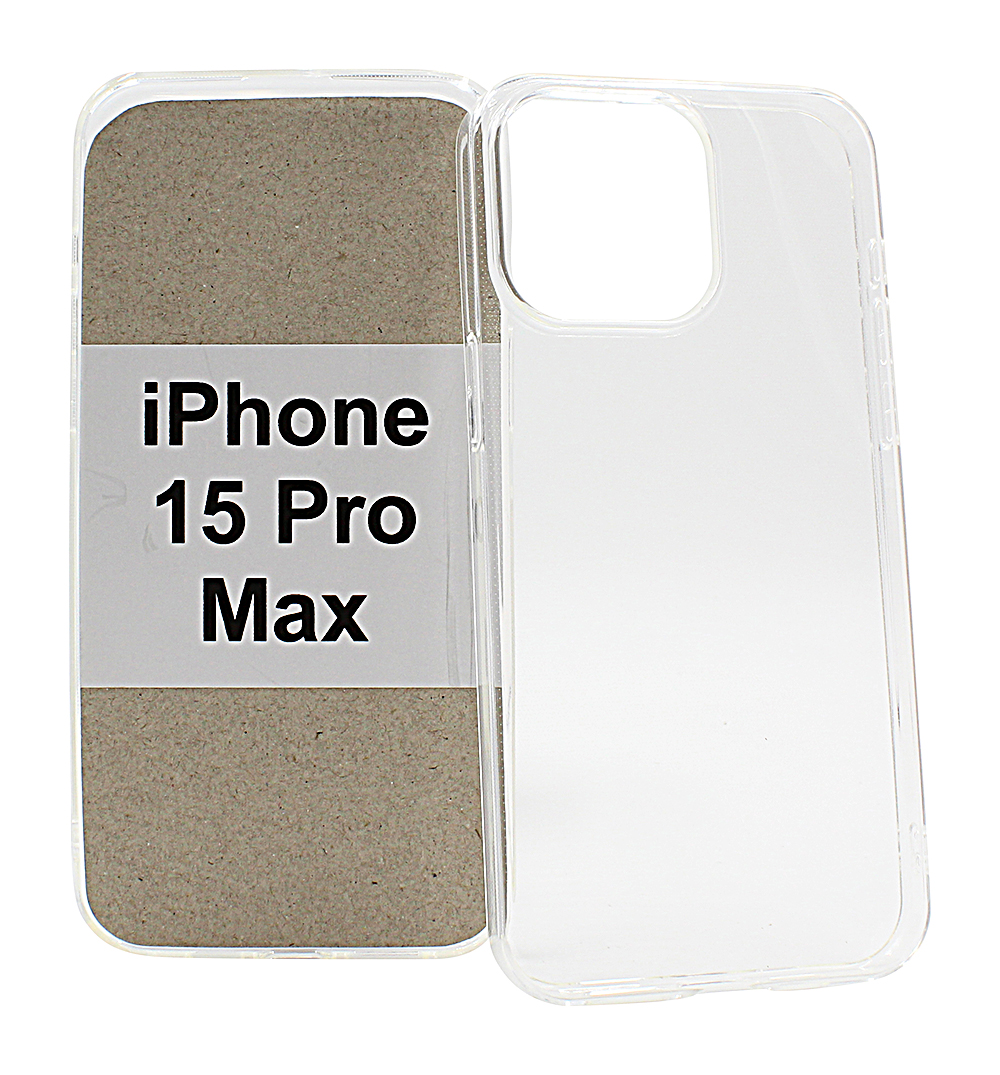 Ultra Thin TPU Cover iPhone 15 Pro Max