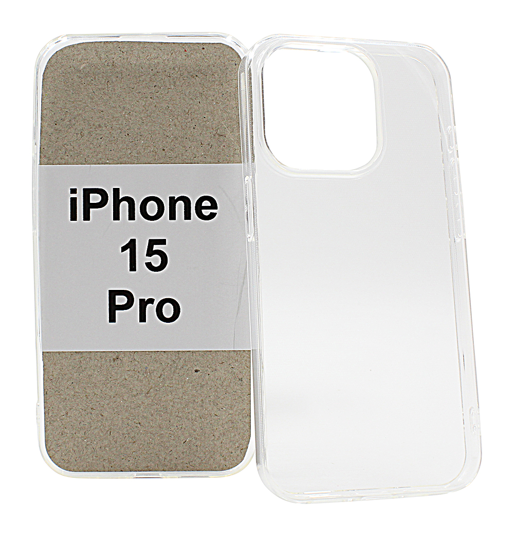 Ultra Thin TPU Cover iPhone 15 Pro
