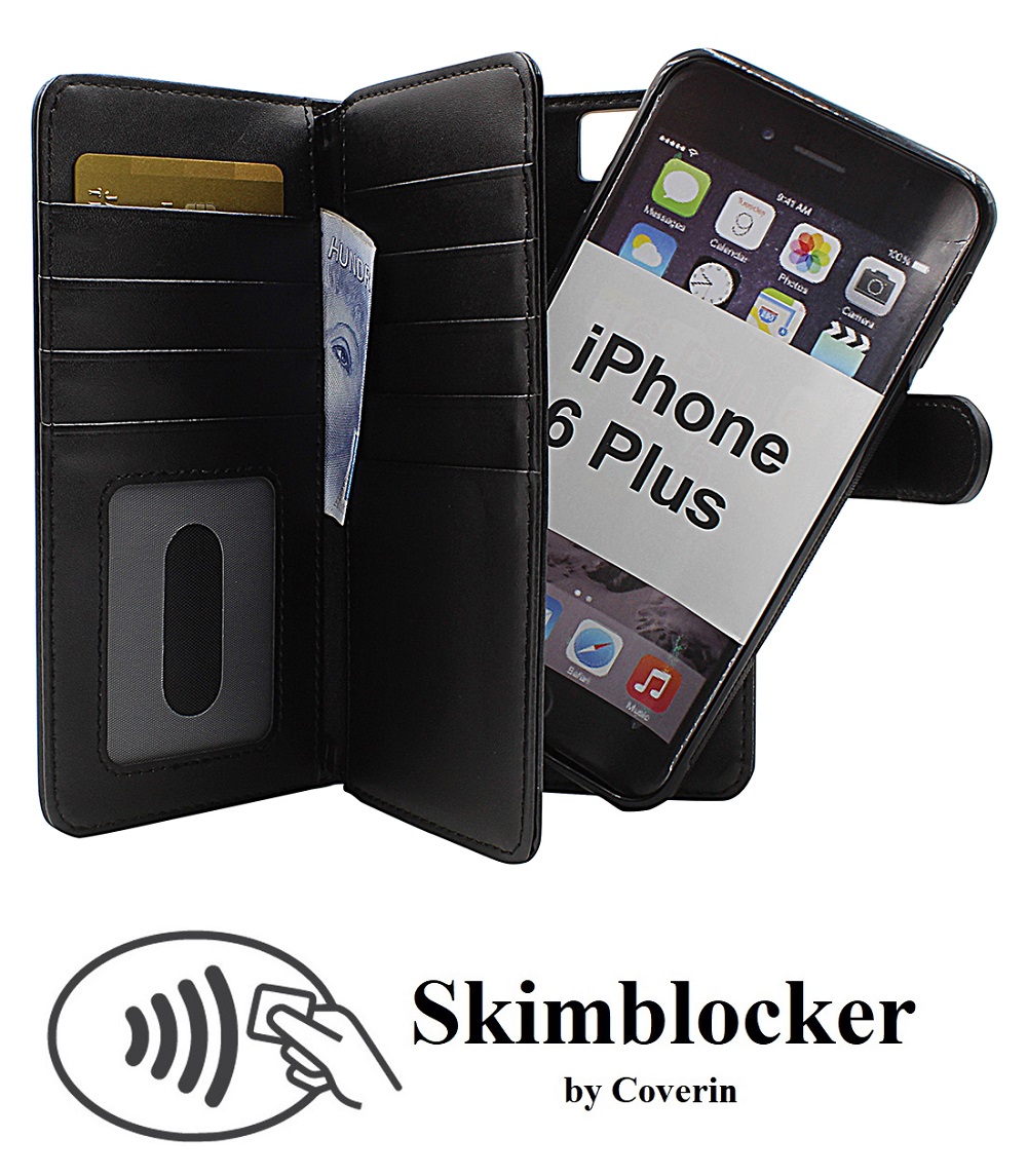 Skimblocker XL Magnet Wallet iPhone 6/7/8 Plus