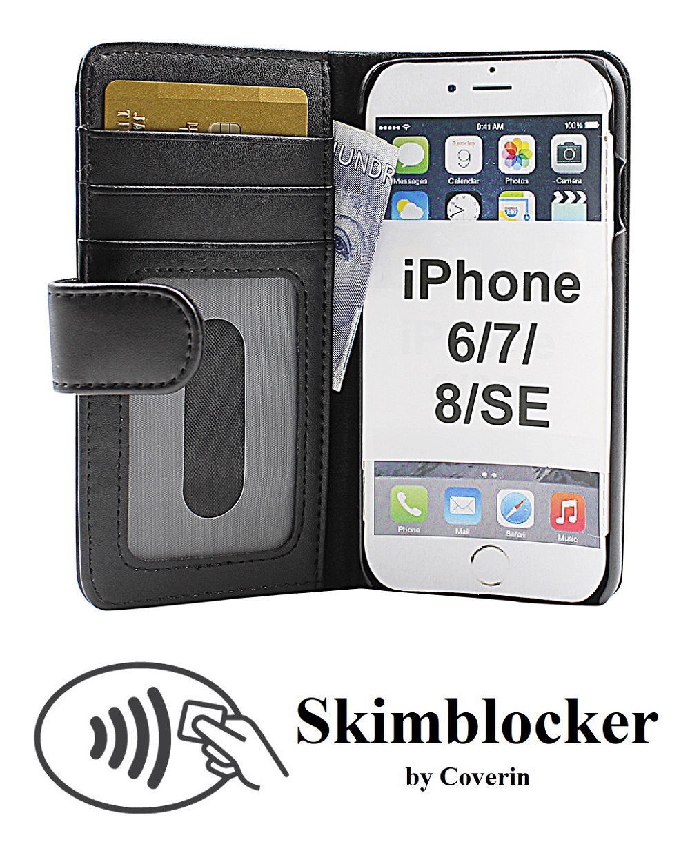 Skimblocker Mobiltaske iPhone SE (2nd Generation)